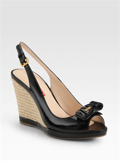 prada espadrilles street style|prada leather espadrille wedge sandals.